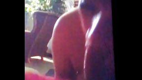 Sonia sucking hubby at theater with stranger jerking off