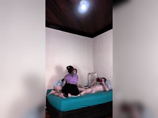 behind the scenes giving her ass to her friend's hunk