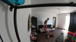 Mistress Roberta and Faith - CBT and verbal humiliation in pantyhose