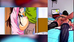 Stepbrother in Lingerie Floods My Throat With Cum – Wild Hentai Reaction