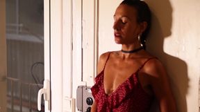 She arrives while raining  for a passionate fuck