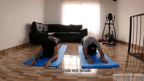 hot colombian yoga instructor melany lopez bangs soldier hugecock