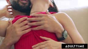 ADULT TIME - MILF Lexi Luna Looks Hot In Red Dress Then Enjoys Slow Teasing &amp; Special Intimate Touch