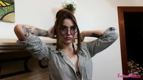 Lara is an eager and nervous candidate for a strip casting job.