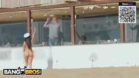 Busty teenager and ash-blonde doll posture in with teenager 18