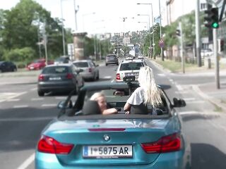 Fitness with sexy golden-haired strumpets
