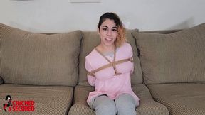 Simone the Sitter Secured in Socks (MP4 Format)