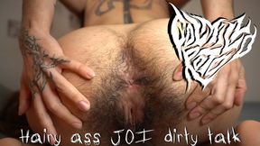 Hairy Ass JOI: Prove You Want to Fuck My Thick, Fuzzy Backdoor