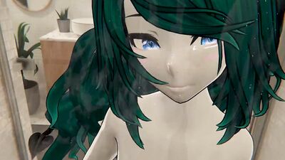 Anime femboy is having some fon in this solo performance