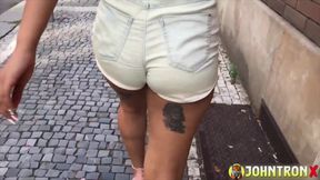 Johntronx - Young Asian Babe on High Heels Gets Fucked in POV Fashion