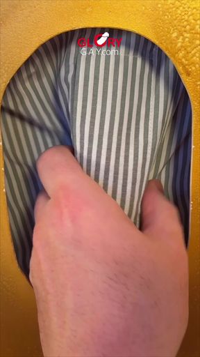 Hot Italian Cock at the Gloryhole - Sucked Dry with My Special Tongue Technique!