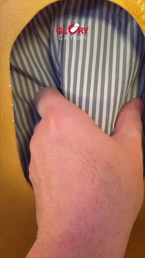 Hot Italian Cock at the Gloryhole - Sucked Dry with My Special Tongue Technique!