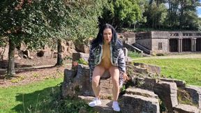 Outdoors Pissing and Gaping Compilation Nicky Brill