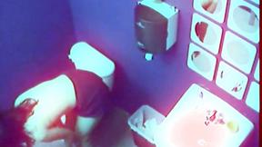 ”Solo tart masturbating in the office”