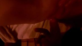 Squirty lover gets a hand job and G-spot stimulation