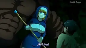 Mommy LewdTuber Pleases Cartoon Lover with Sensual Blowjob Action