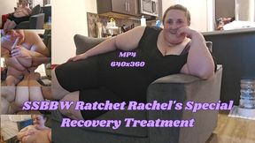 SSBBW Ratchet Rachel's Special Recovery Treatment with a BJ and Cowgirl Rides MP4 640x360