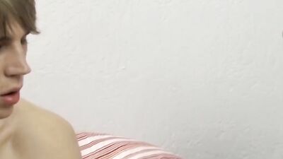 Adorable young twinks sensually make out and fuck balls deep