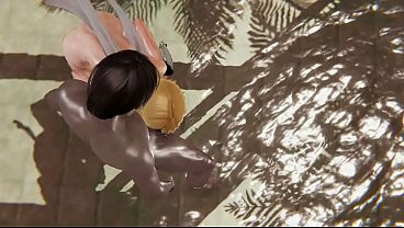 The Leyend Of Zelda - Link Blowjob in an onsen