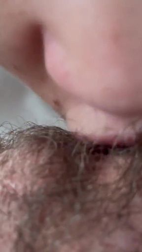 My Little Hairy Clit Is Sucked POV