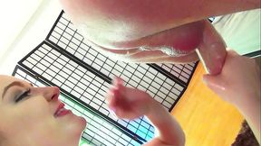 Rosegasm - Blonde Babe Eats Ass &amp_ Orgasms Before A Fat Facial