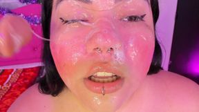 destruye my face sloppy very much