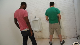 Aiden Parker Fucks A Black Guy In A Restroom