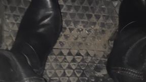 Leather and snow asmr
