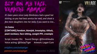 [RESIDENT EVIL] Lady Dimitrescu - Sit on my face, Vampire Mommy! | Erotic Audio Play by Oolay-Tiger