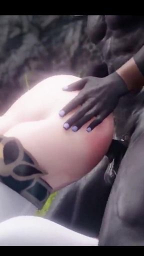 Stunning moment from "Yoimiya Getting fucked Female Venti Fucked Hard by Mitachurl Genshin Impact Hentai Porn sex Aether"