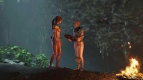 Lara Croft's Steamy session