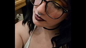 He FUCKED MY FACE and then CAME ALL OVER MY GLASSES!