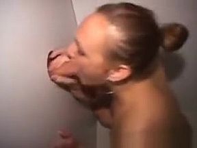 Hardcore amateur gloryhole slut
