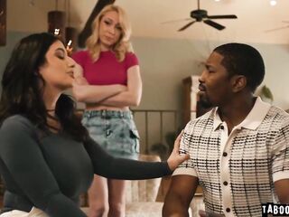 Sarah Arabic and Lily LaBeau supplicate Isiah Maxwell to reconsider