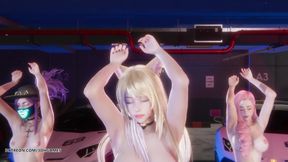[mmd] Girl Crush - Drive Ahri Seraphine Akali Hot Naked Dance League of Legends Hentai