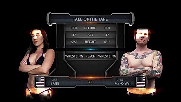 Sinn Sage vs Drake Man O'War Home Edition Mixed Wrestling