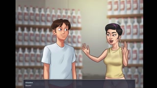 Summertime Saga - Beautiful Russian woman has amazing sex with a huge cock (Khadne)