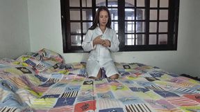 Feeding My Masseuse's Addiction to Smelly Farts By Britney Hunter and Sabrina CAM Babi Ventura part 1