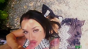 Inked Beauty Loves Fucking In Public With Katrina Jade And Ike Diezel