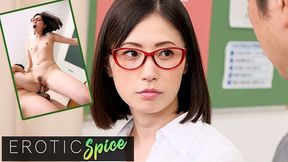 taboo teacher-student tryst yields sloppy creampied cum shot