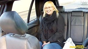 Nerdy Blonde Skunk In Glasses Gets Back At Cheating Boyfriend By Fucking Cabbie - Emily Sweet