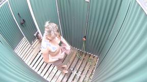 ”Luxury Teen Blonde Caught in Shower”