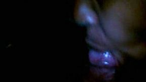 Ebony street hooker sucks my white dick in car for ten bucks