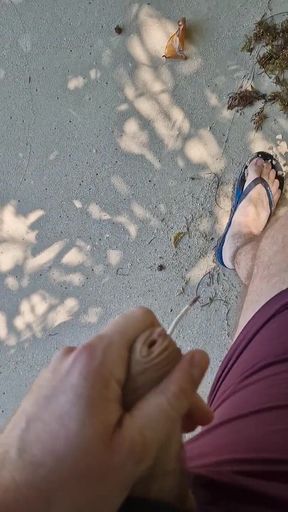 Jerking and Cumming on a Carribean Island