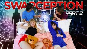 Dreamy Stepsisters: Evie & Lana Share Deepthroat & Facial Fun