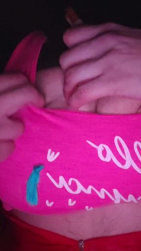 Marta Moon playing with her nipples