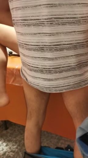 I find a stepdaughter alone at home and we fuck hidden