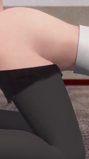 Sexy Babe Works Out in Yoga Pants