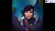 D.VA BBC BLOWJOB POV OVERWATCH ANIMATED HENTAI