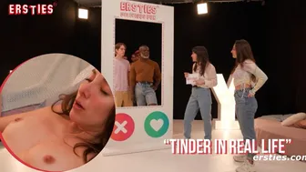 German Amateur Brunette Brings Tinder Fantasy to Life with Wild Sex & Nipple Play